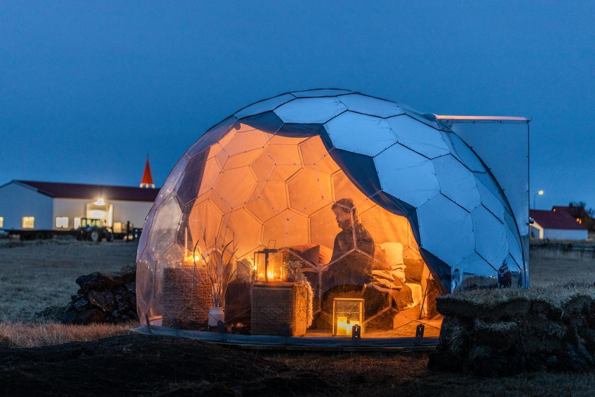 Helja Stay Glamping Domes Hella Extérieur photo